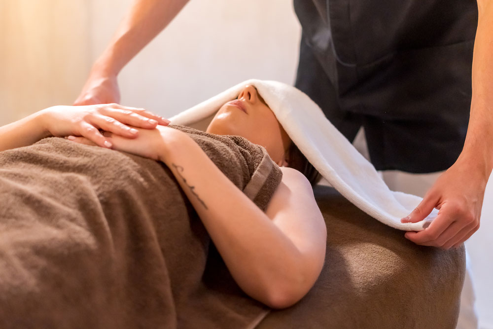 photo femme massage